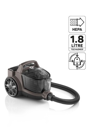 Arzum AR4137 Focus Pro Cyclone Toz Torbasız Elektrikli Süpürge, HEPA Filtreli...