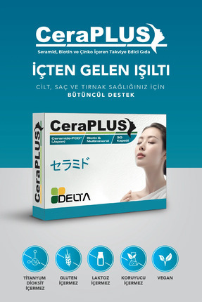 Dens Delta Naturel Delta Naturel Ceraplus, Japon Pirinç Seramidi, Biotin, Çin...