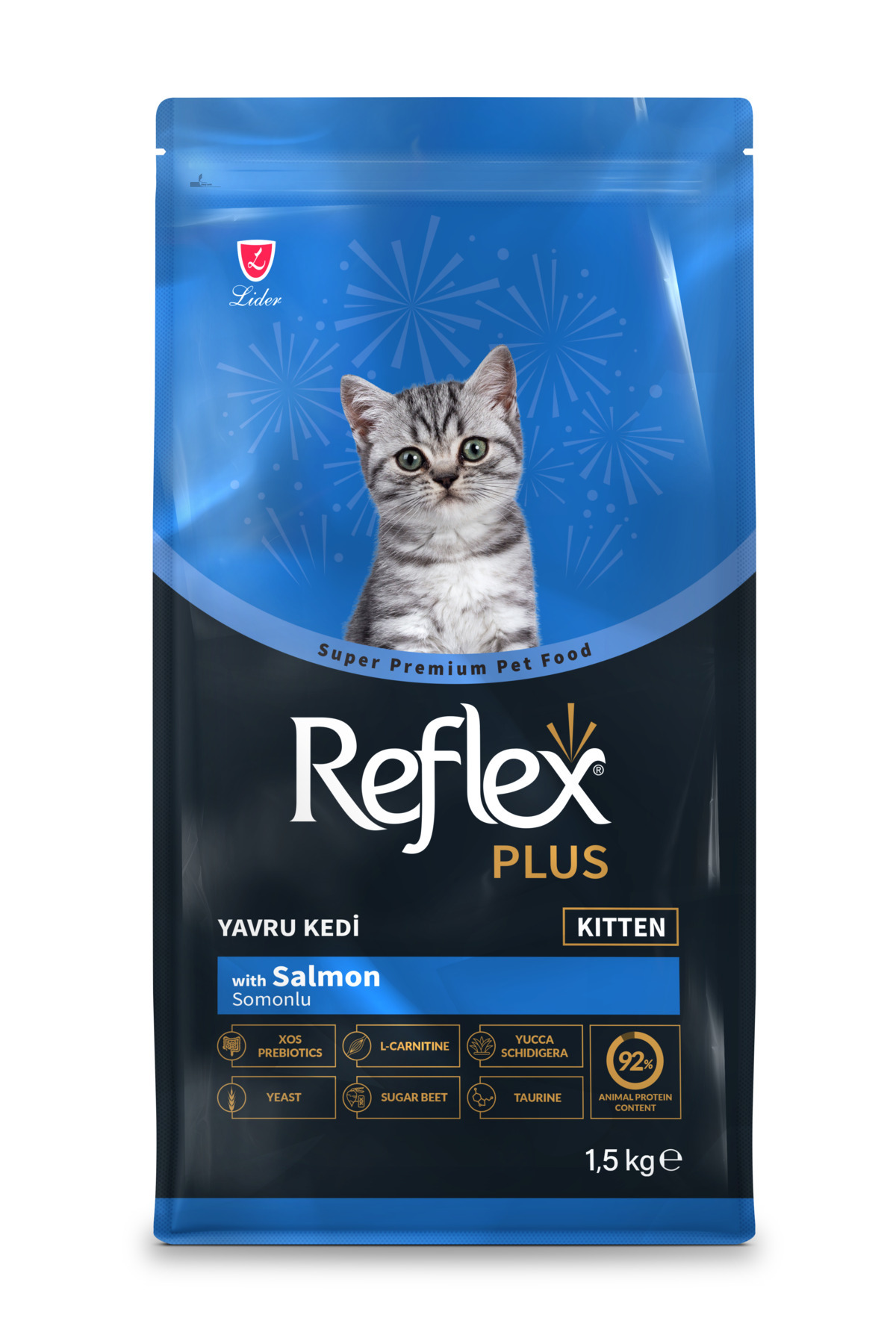 Reflex Plus Kitten Somonlu Yavru Kedi Maması 1,5 Kg