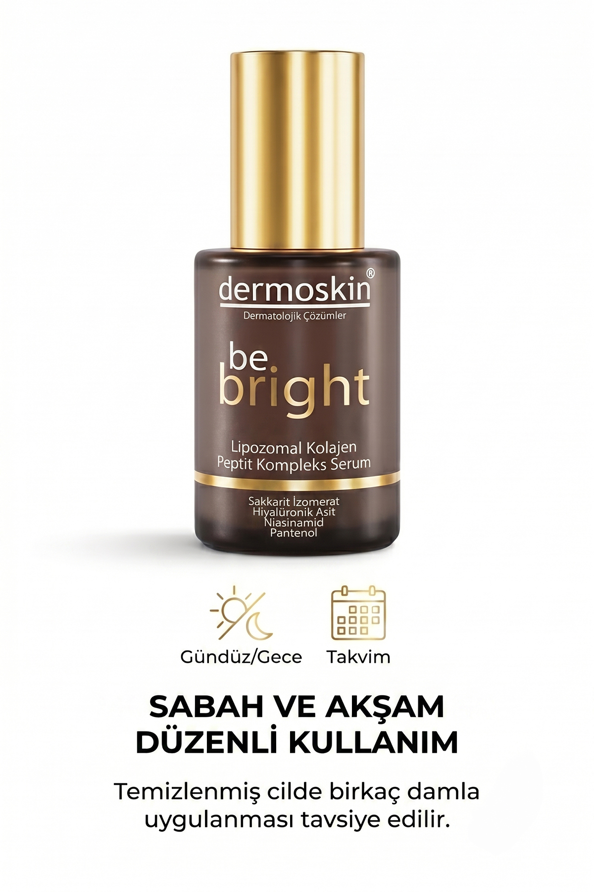 Be Bright Liposomal Collagen Peptide Complex Serum | Yaşlanma ve Kırışıklık Karşıtı | 30 ml — DER0295 — تصویر 6 از 8