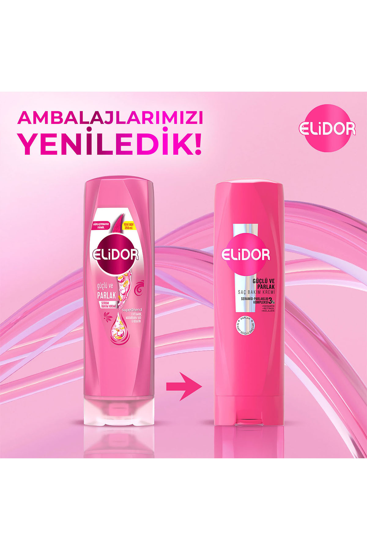 Saç Bakım Kremi Güçlü ve Parlak 350 ml x2 — SET.UNİ.2840 — تصویر 7 از 8