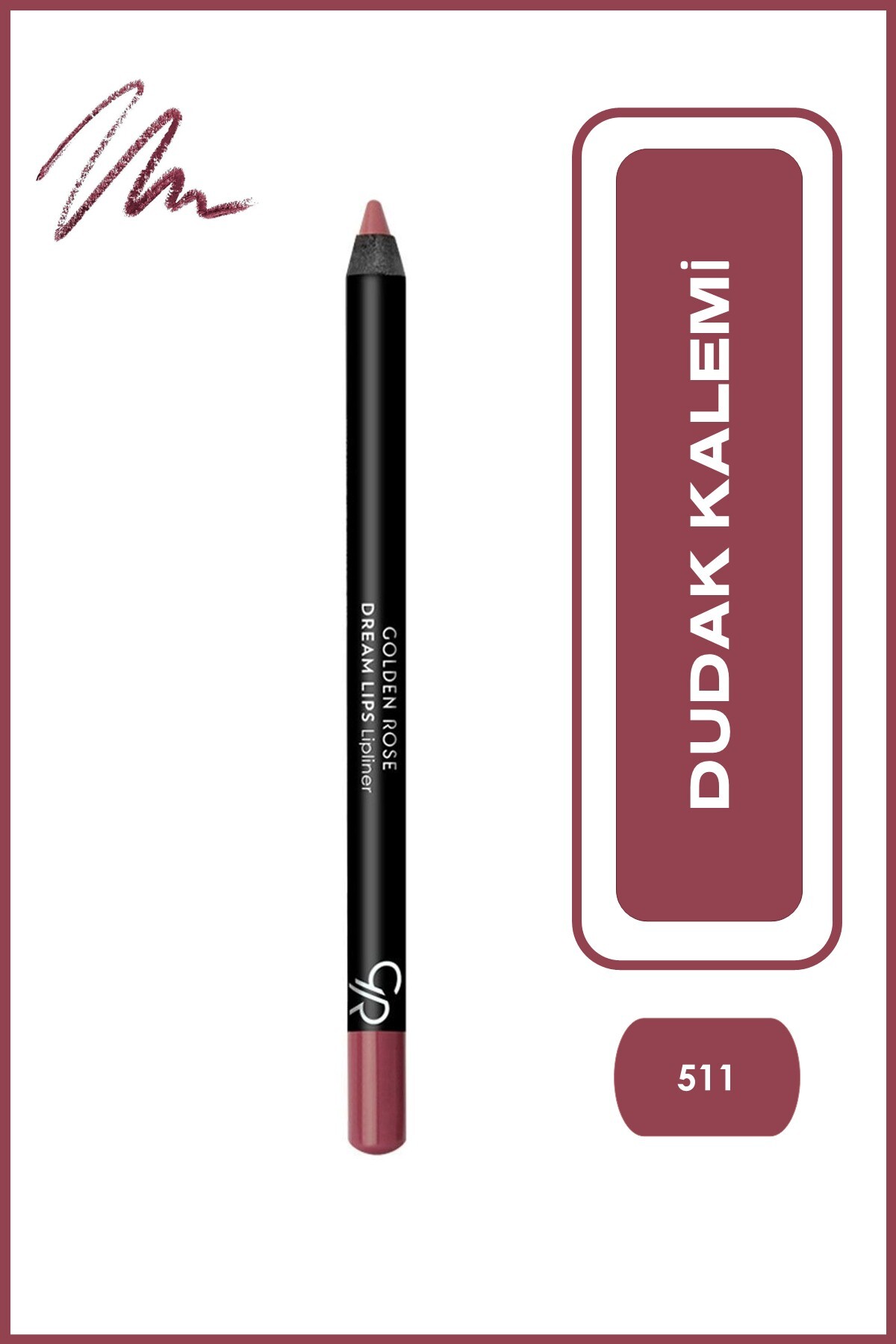 Golden Rose Dream Lips Lipliner - 511 - Dudak Kalemi — سفید KGDL