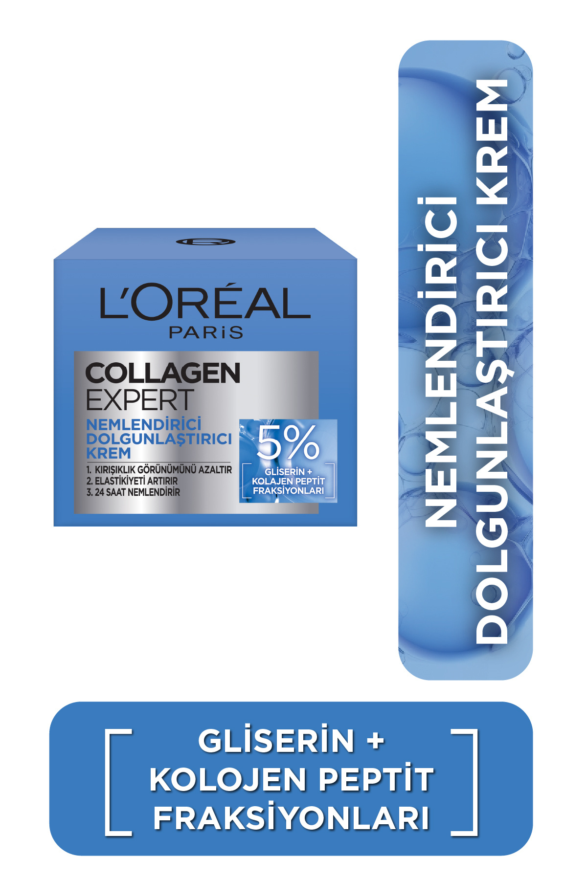 Collagen Expert Kırışıklık Karşıtı Nemlendirici ve Dolgunlaştırıcı Yüz Bakım Kremi 50 ml