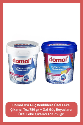 Domol Oxi Leke Çıkarıcı Toz Beyaz Ve Renkliler Için 750 Gr