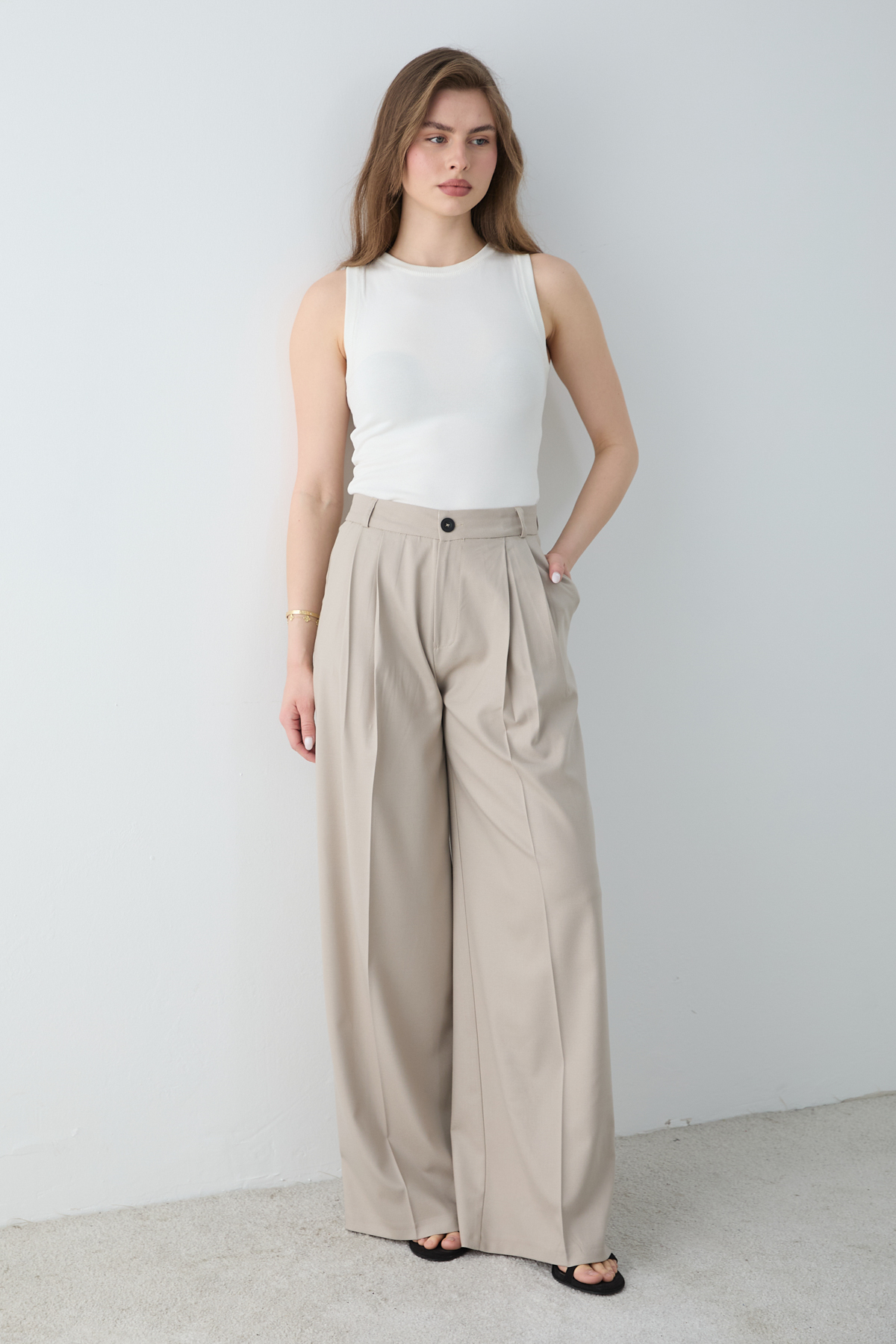 trendyolmilla-womens-gray-plain-wide-leg-norm