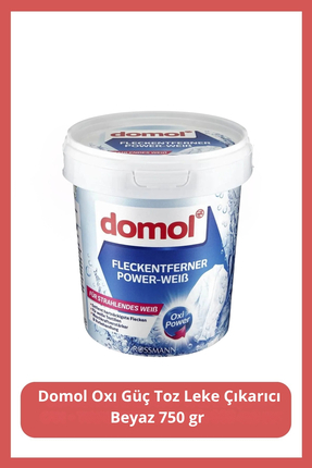 Domol Oxı Güç Toz Leke Çıkarıcı Beyaz 750 gr