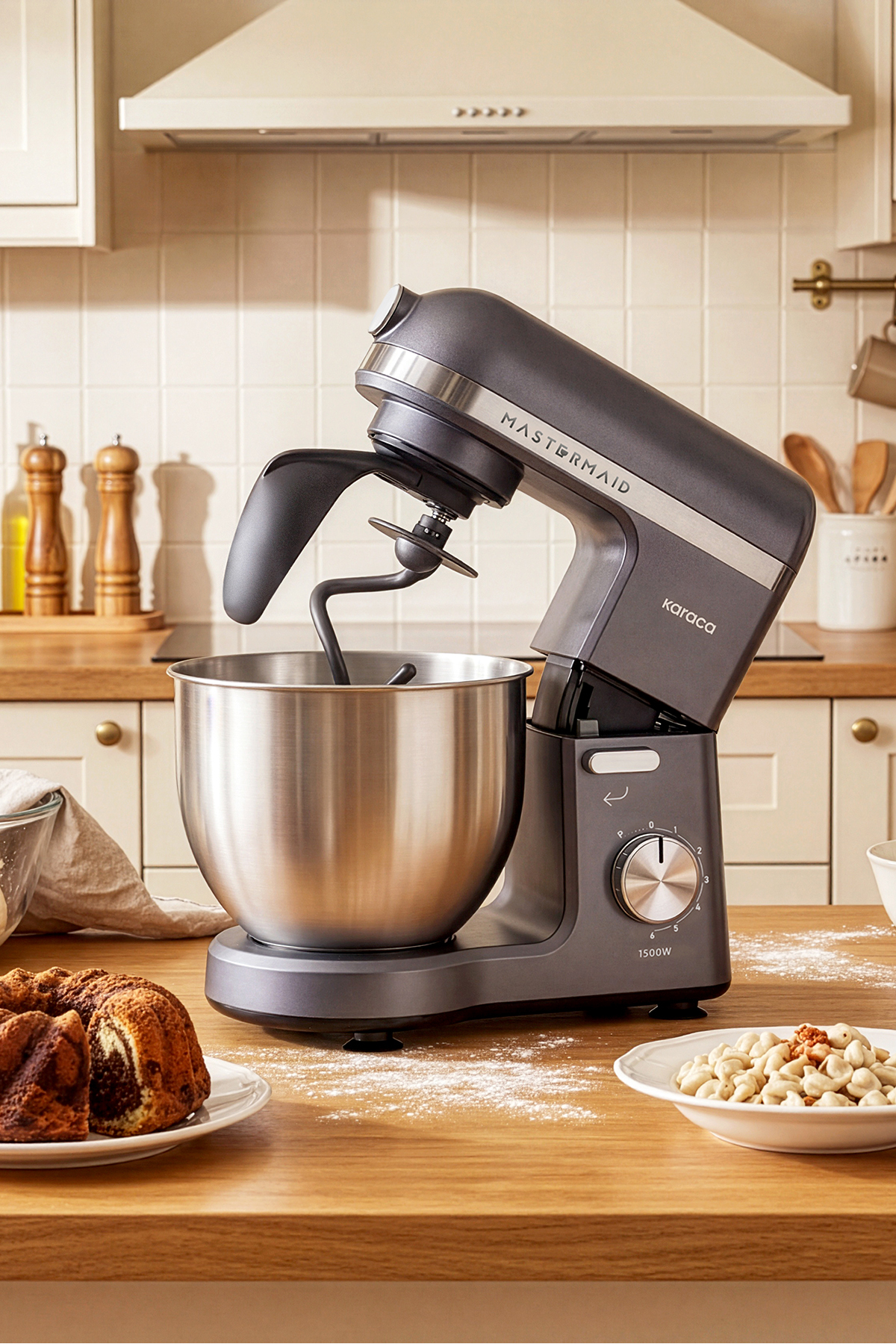 Mastermaid Chef Pro Double Arm Kitchen Chef 1500W Space Gray