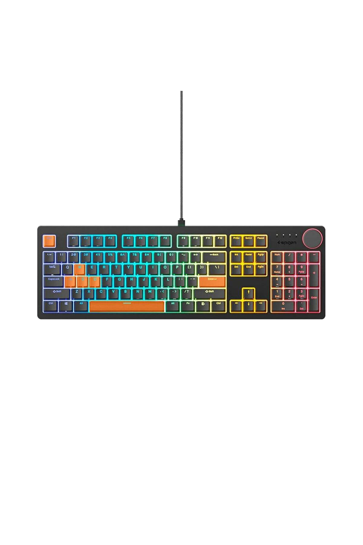 ArcPlay RGB English Q Wired Mechanical Gaming Keyboard Designed for Gamers PJ2100US-APP06427