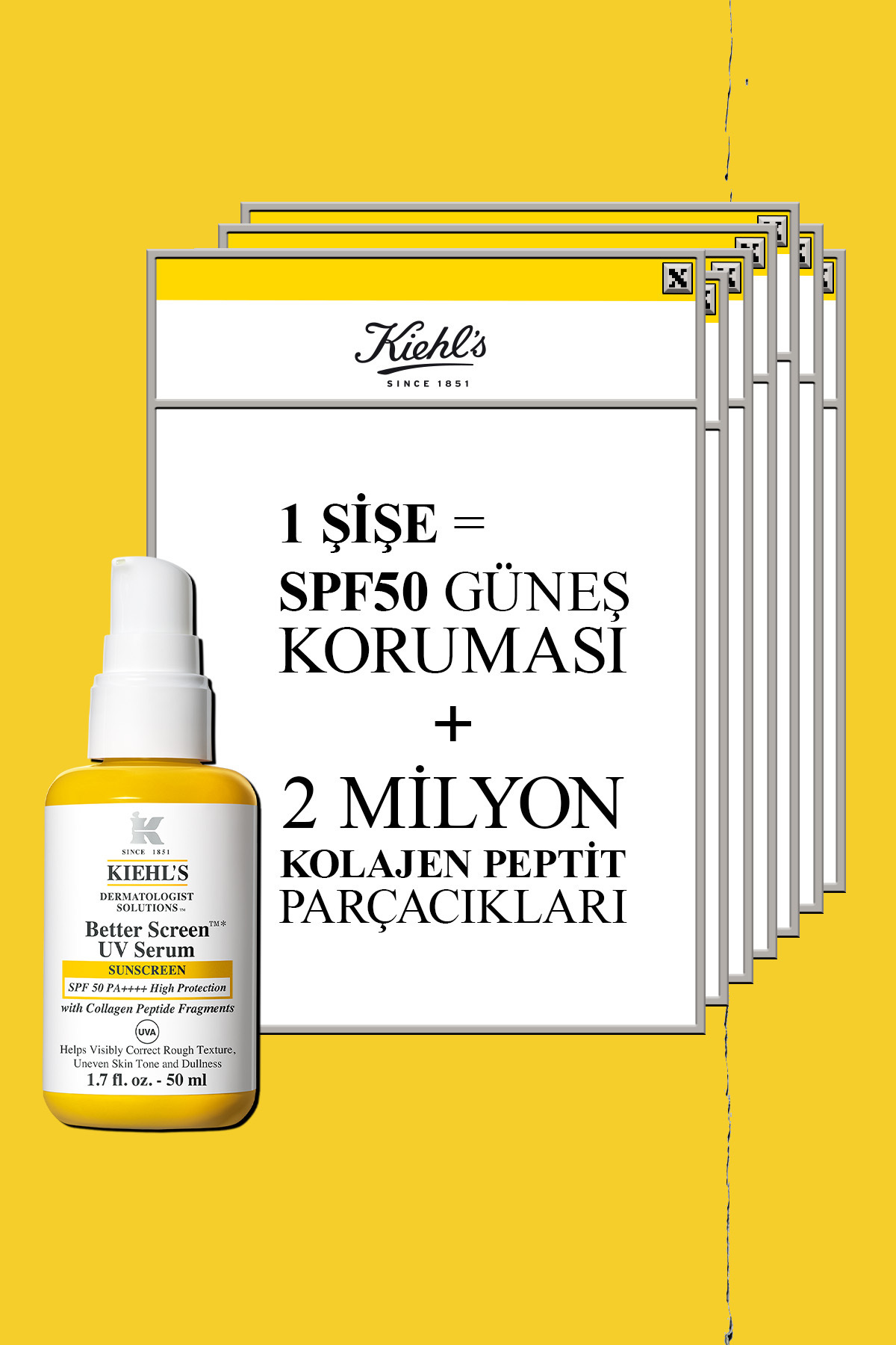 Better Screen Kolajen Peptit İçeren SPF50 Güneş Koruyucu Serum 15ml — S6211800 — تصویر 5 از 8