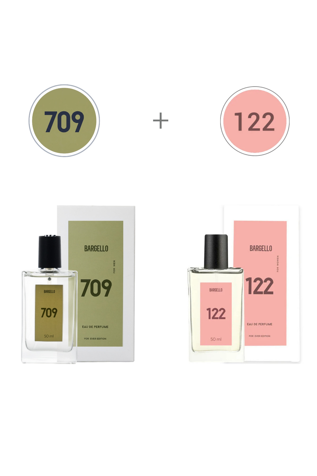 Kadın & Erkek Parfüm Seti 122 Oriental 709 Oriental 50 ml Edp — Bargelloperfume122709 — تصویر 1 از 2