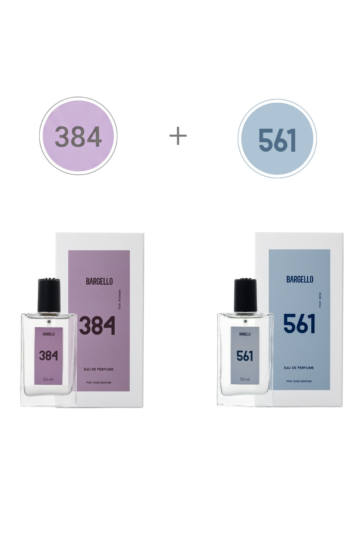 Bargello Fresh 561 Erkek 50 ml Parfüm Edp + Floral 384 Kadın 50 ml Parfüm Edp — 384561