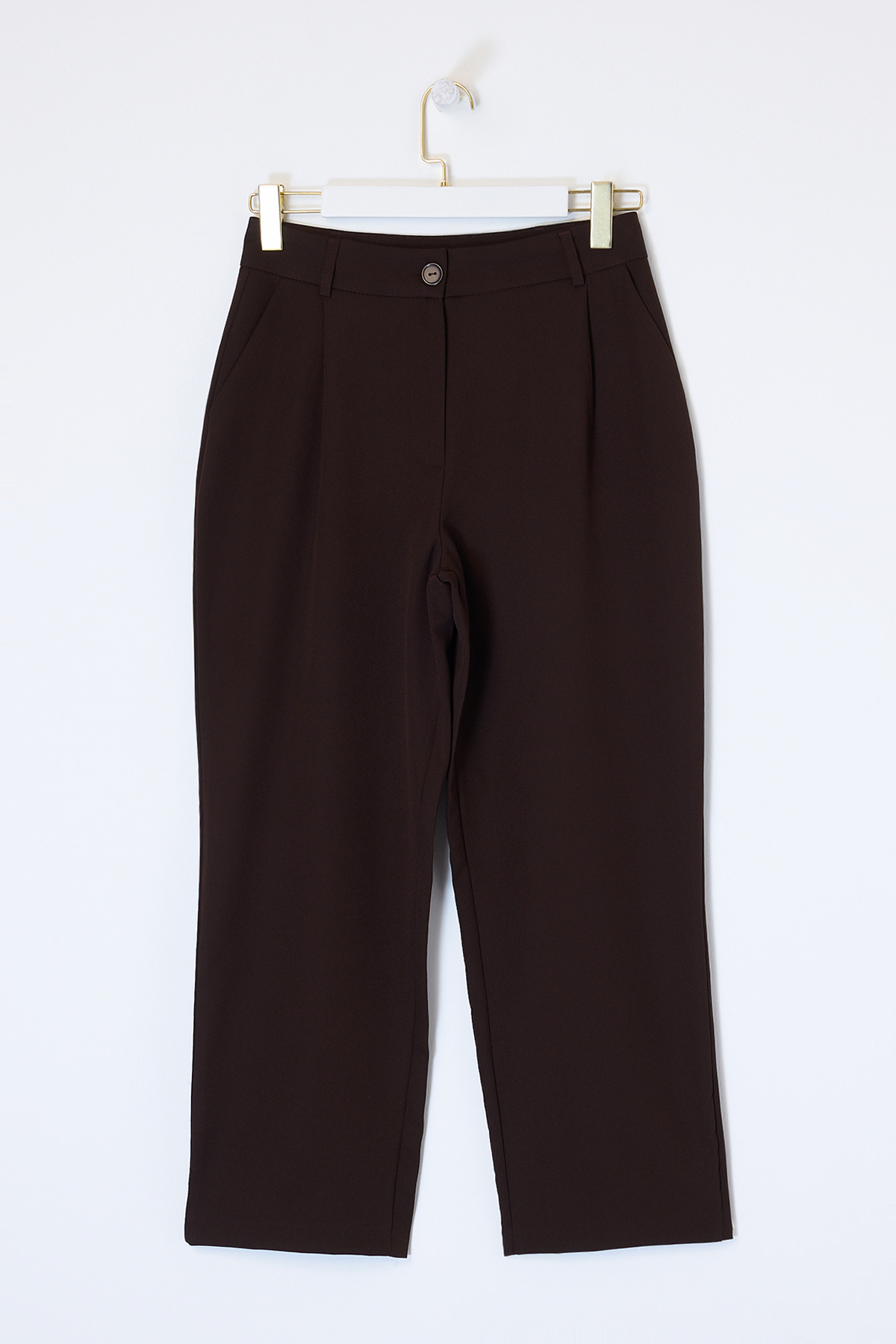 Drop by Trendyolmilla Kahverengi Palazzo Pantolon TDRSS26PL00005