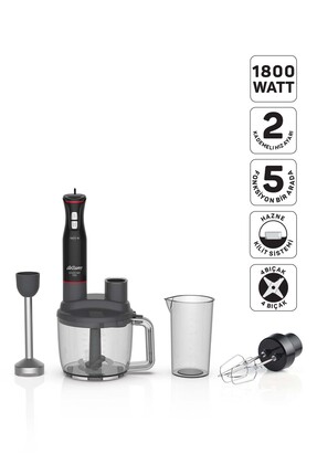 Arzum AR1204 Starchef Pro 1800W 4 Bıçaklı 1.5 L Hazneli 2 Kademeli Multi Blen...