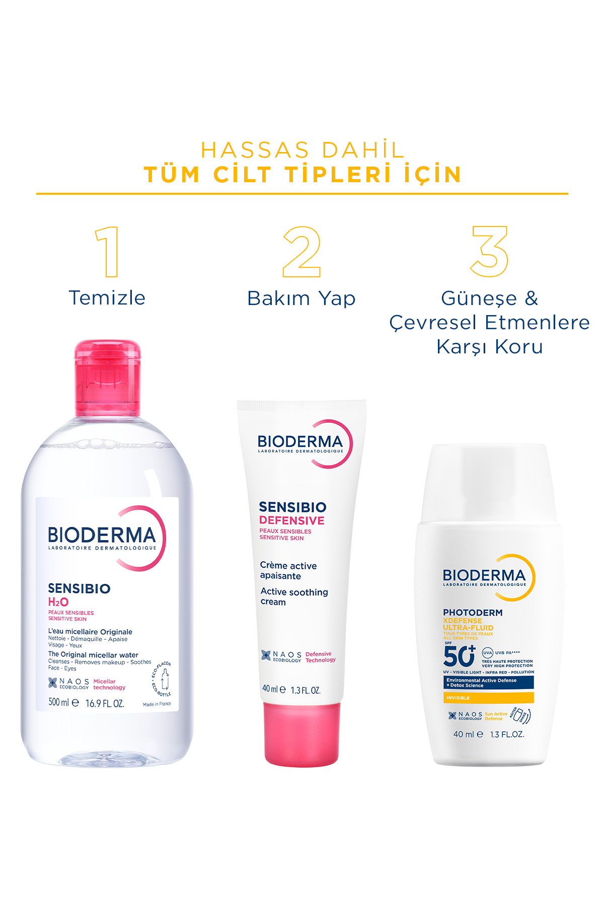Photoderm XDefense SPF50+ Tüm Cilt Tipleri UVA/UVB Yüksek Korumalı Renkli Güneş Kremi Light 40ML — 3701129813638 — تصویر 8 از 8
