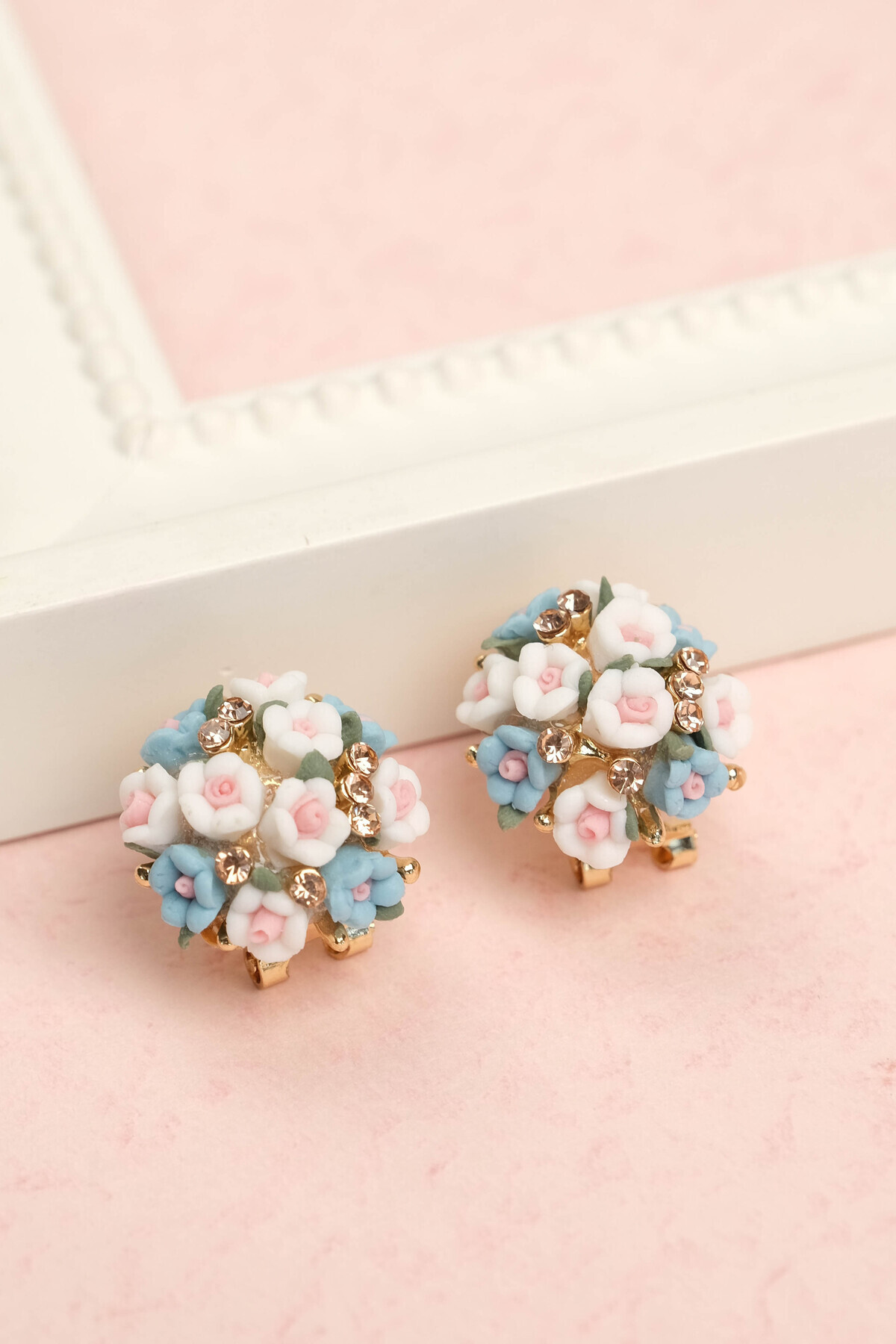 GOLD WOMEN'S STEEL EARRINGS