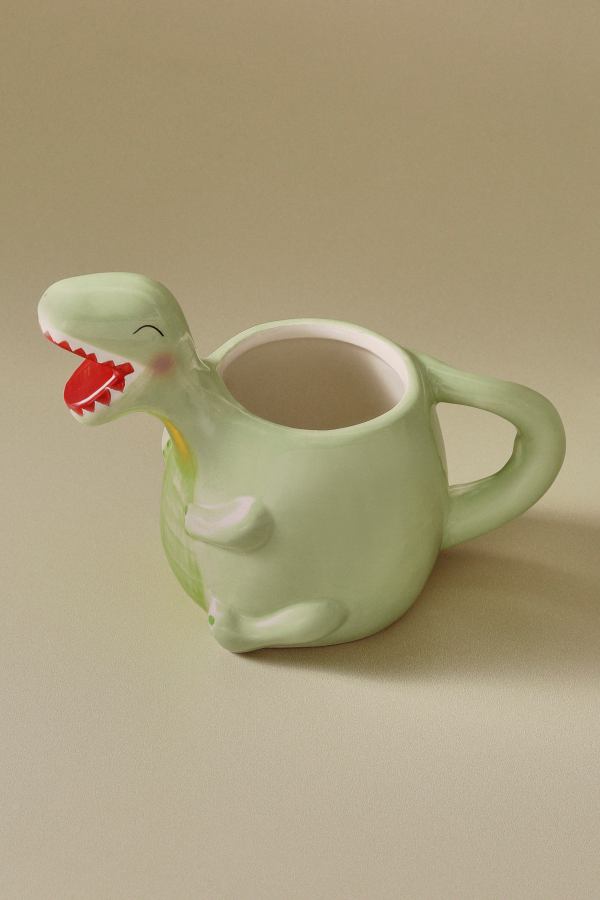 Animal Dinosaur Mug Yeşil Çay Kahve Fincanı 477 ml