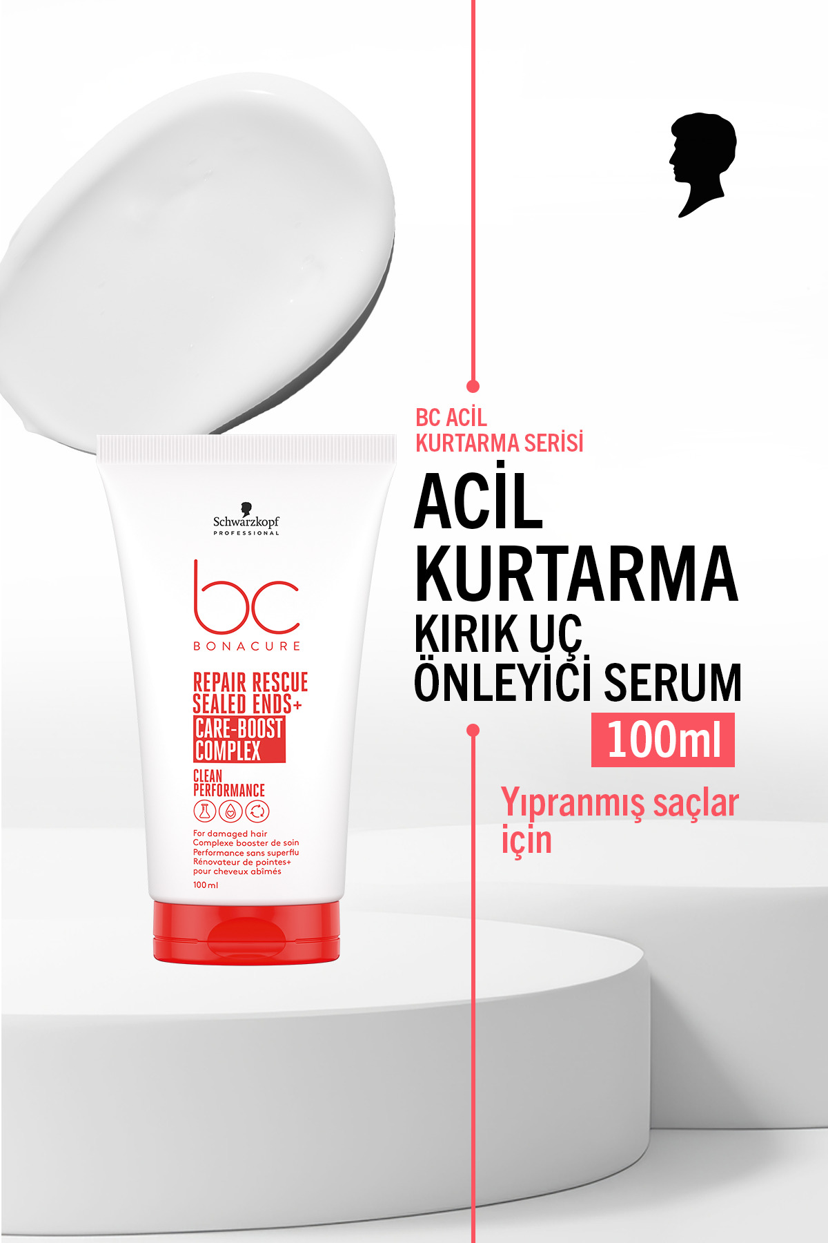 Bonacure Bc Clean Acil Kurtarma Kırık Uç Önleyici Serum 100ml — 4045787723212