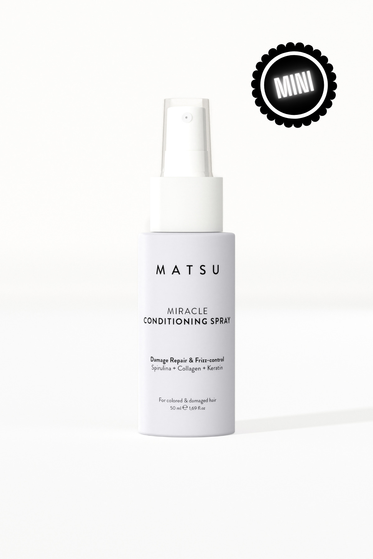 MATSU Miracle Biotin Keratin Kolay Tarama Elektriklenme Karşıtı Onarıcı Saç Spreyi 50 ml Seyahat boy — MP153
