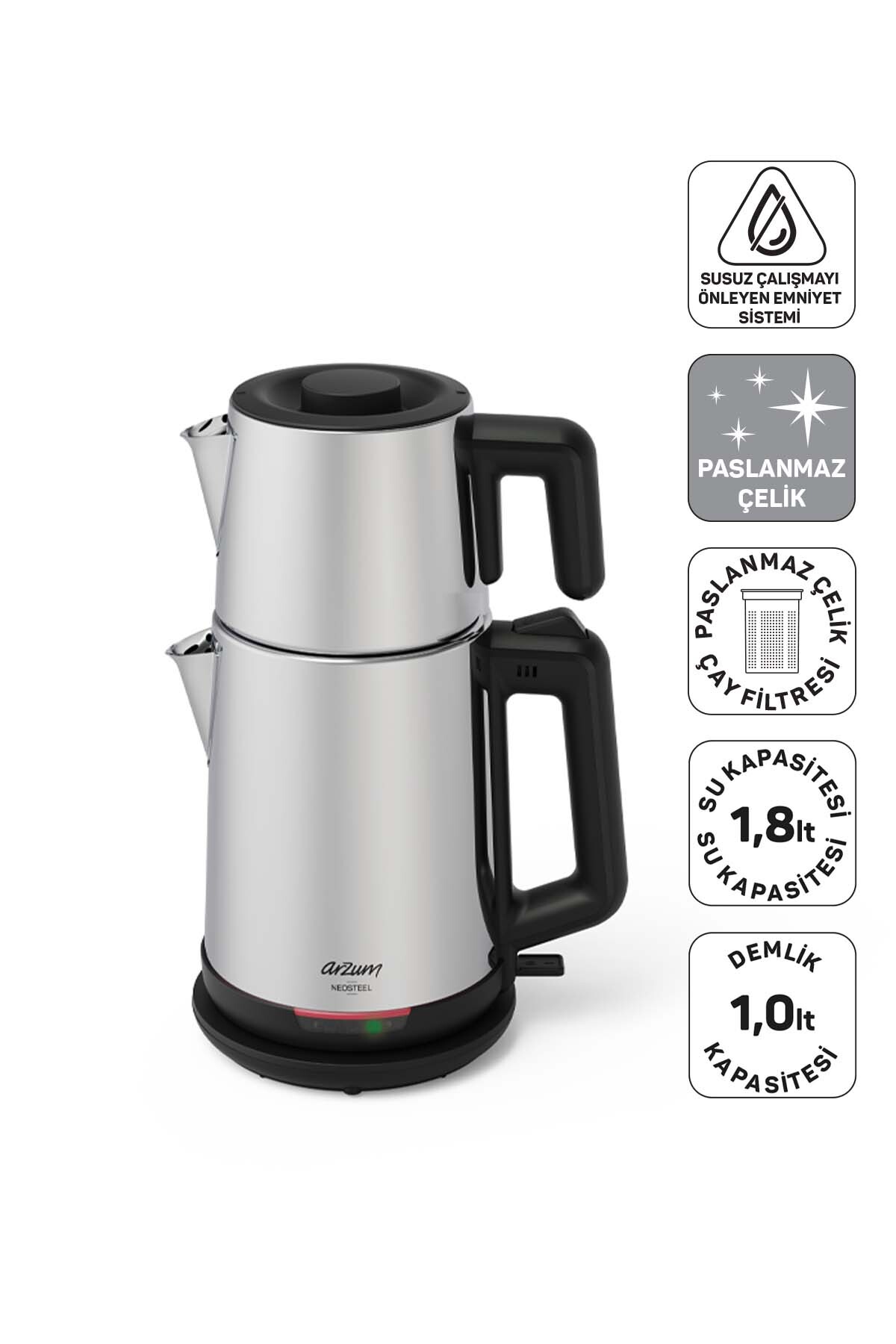 AR3158 Neosteel Inox Tea Maker