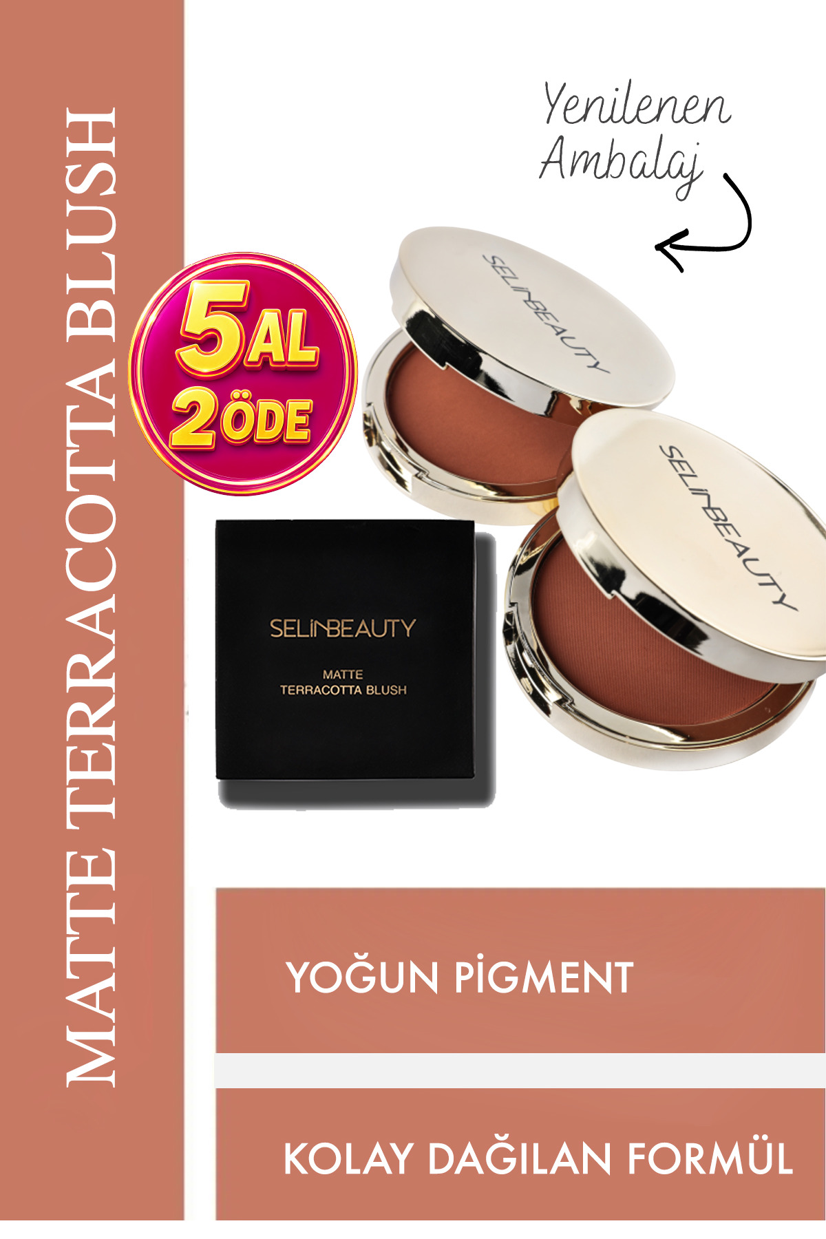 SELİNBEAUTY Matte Terracota Blush - Fiyatı, Yorumları