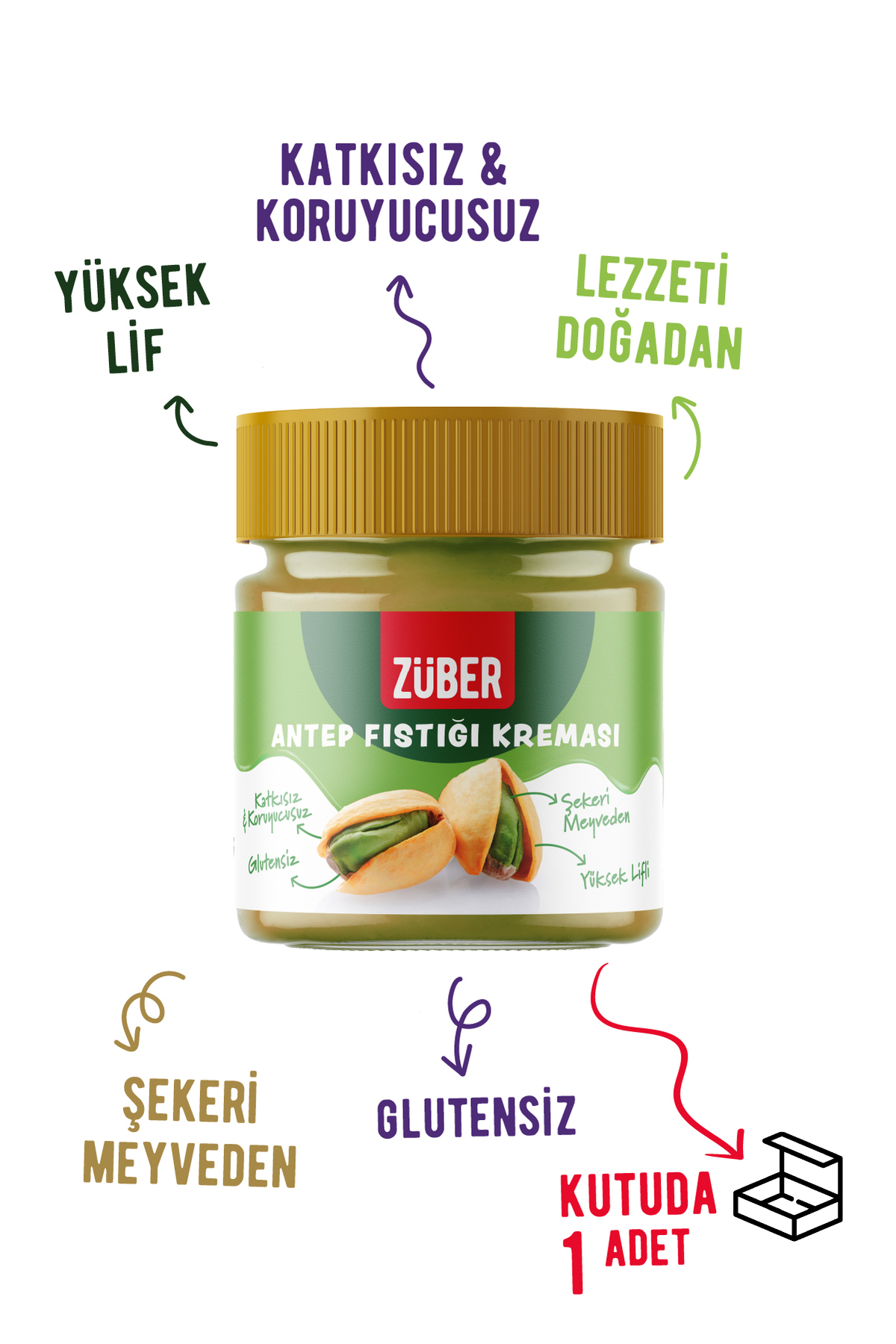 پک آزمایشی سه‌تایی فوق‌العاده (Nutzilla x1، Peanutzilla x1، کرم پسته x1)