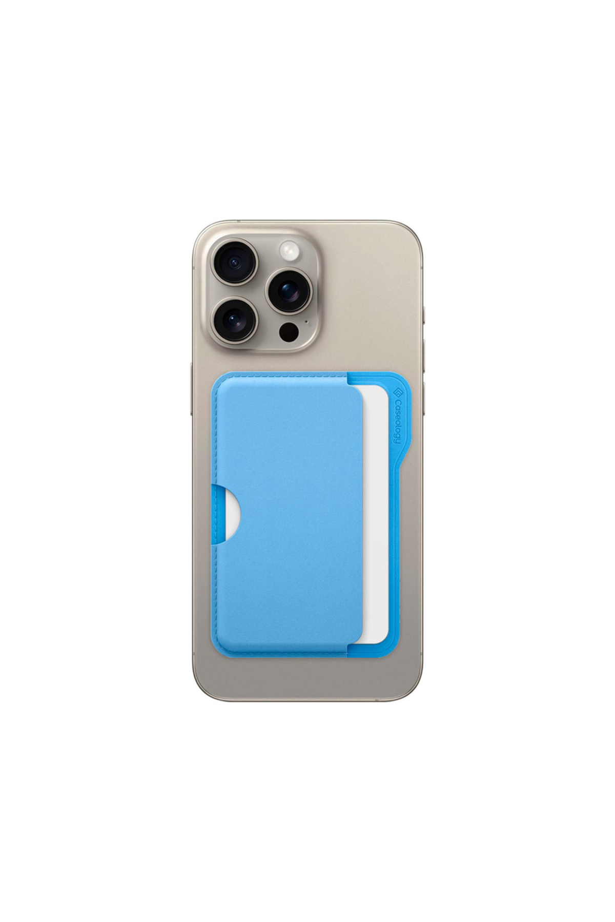 Caseology 3-Card Magnetic Wallet with MagSafe for iPhone Folder Pop Sky Blue - AFA07231