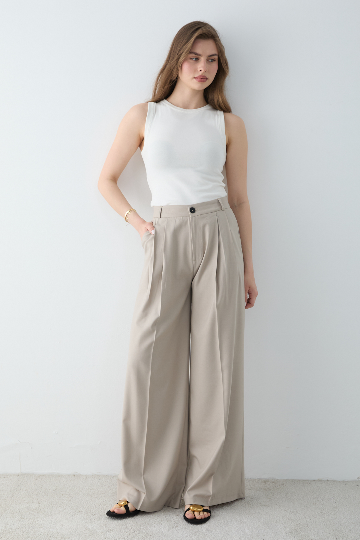 trendyolmilla-womens-gray-plain-wide-leg-norm