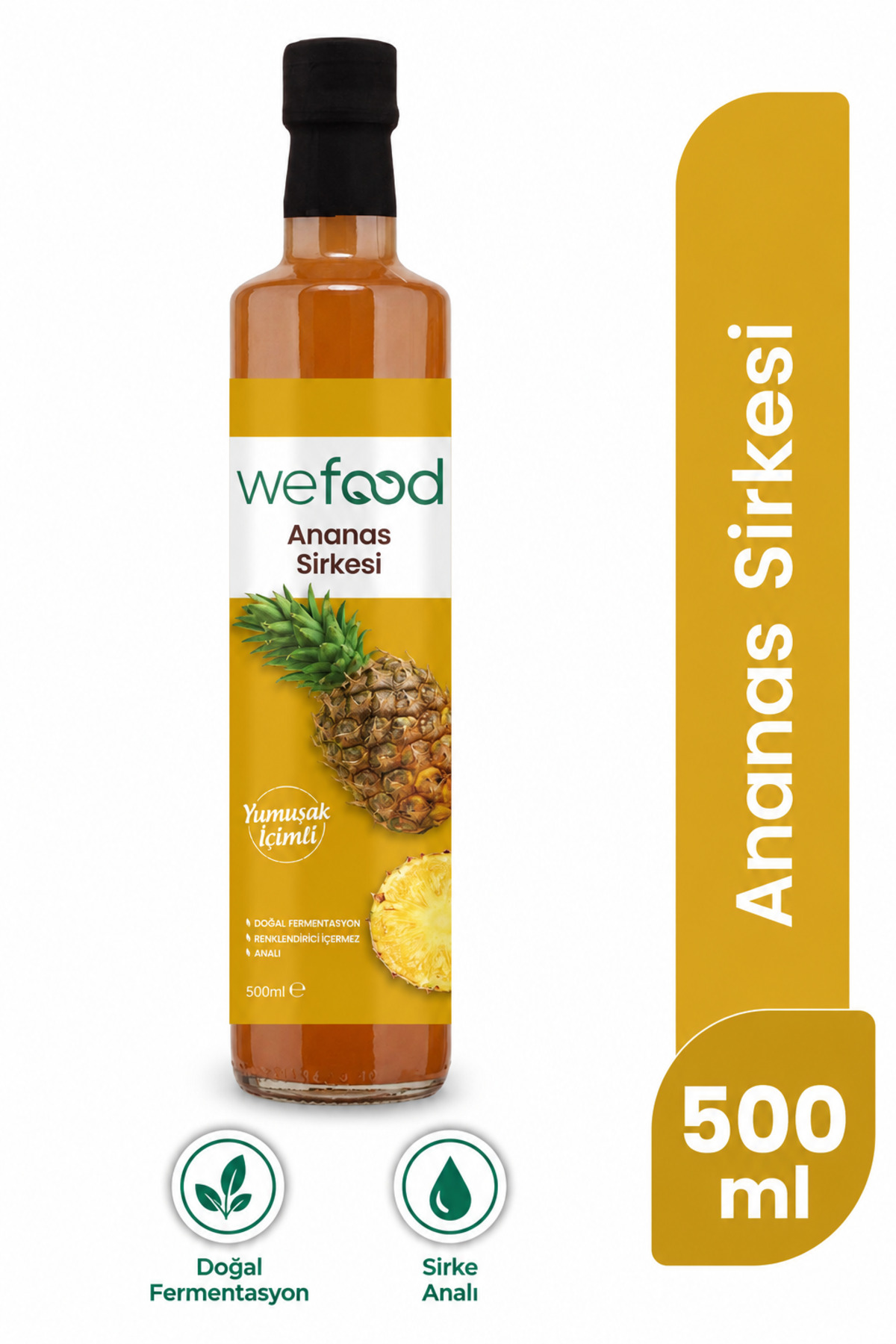Wefood Ananas Sirkesi 500 ml (Doğal Fermantasyon) - Fiyatı, Yorumları