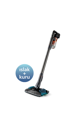 Philips 8000 Serisi Aqua Plus Kablosuz Dik Süpürge, 25.2 V, 80 dk'ya kadar Ça...