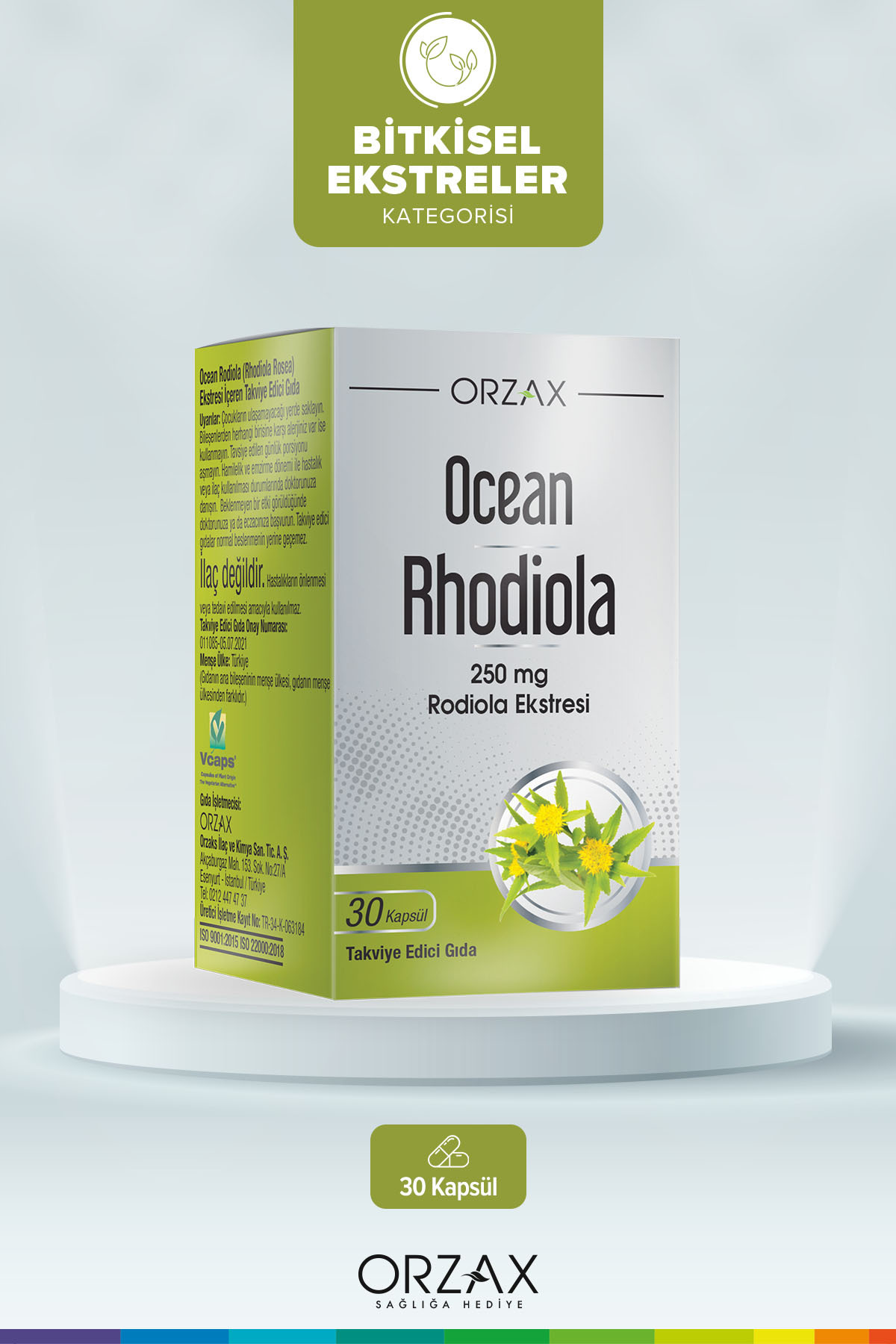 Orzax Ocean Rhodıola 250 Mg 30 Kapsul - Fiyatı, Yorumları