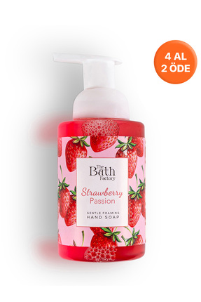 THE BATH FACTORY Nemlendirici Strawberry Passion Köpük Sabun 300 ml