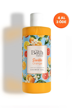 THE BATH FACTORY Nemlendirici Ve Besleyici Seville Orange Duş Jeli 400 ml
