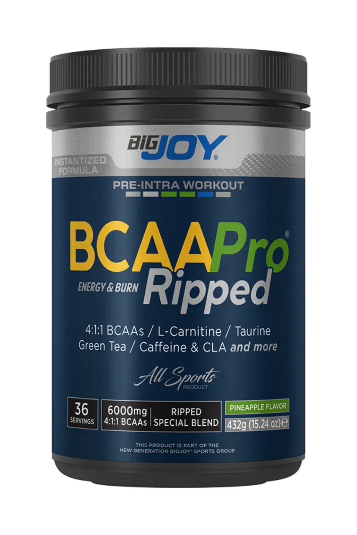 Bigjoy BCAAPro 4:1:1 Ripped Ananas Aromalı 432g - Fiyatı, Yorumları