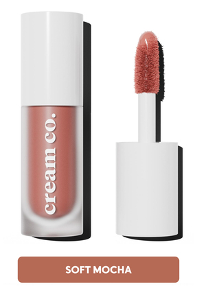 Cream Co. Allık Ruj Göz Farı Glow Tint Soft Mocha | Nemlendirici Makyaj | Nud...