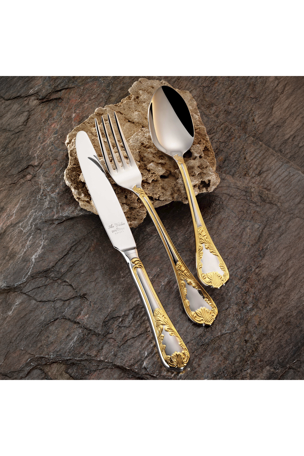 Pera Antik Seri Plus 84-Piece Cutlery Set for 12
