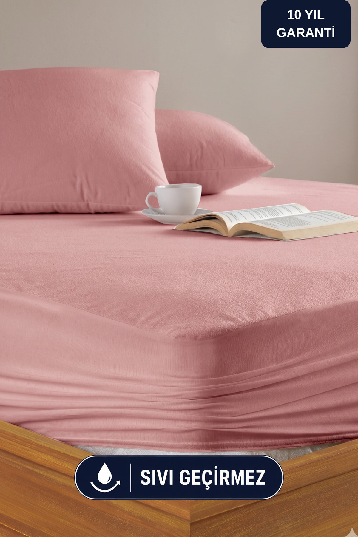 Classic Powder Micro Fitted Full Edge Waterproof Mattress Protector Undersheet|Baby Single Double Plus Size