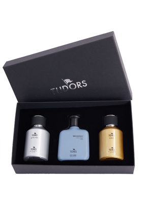 Tudors Özel Hediye Kutulu 3'lü Çarkıfelek-Limon-Bergamot 100 ML Uzun Süre Kal...