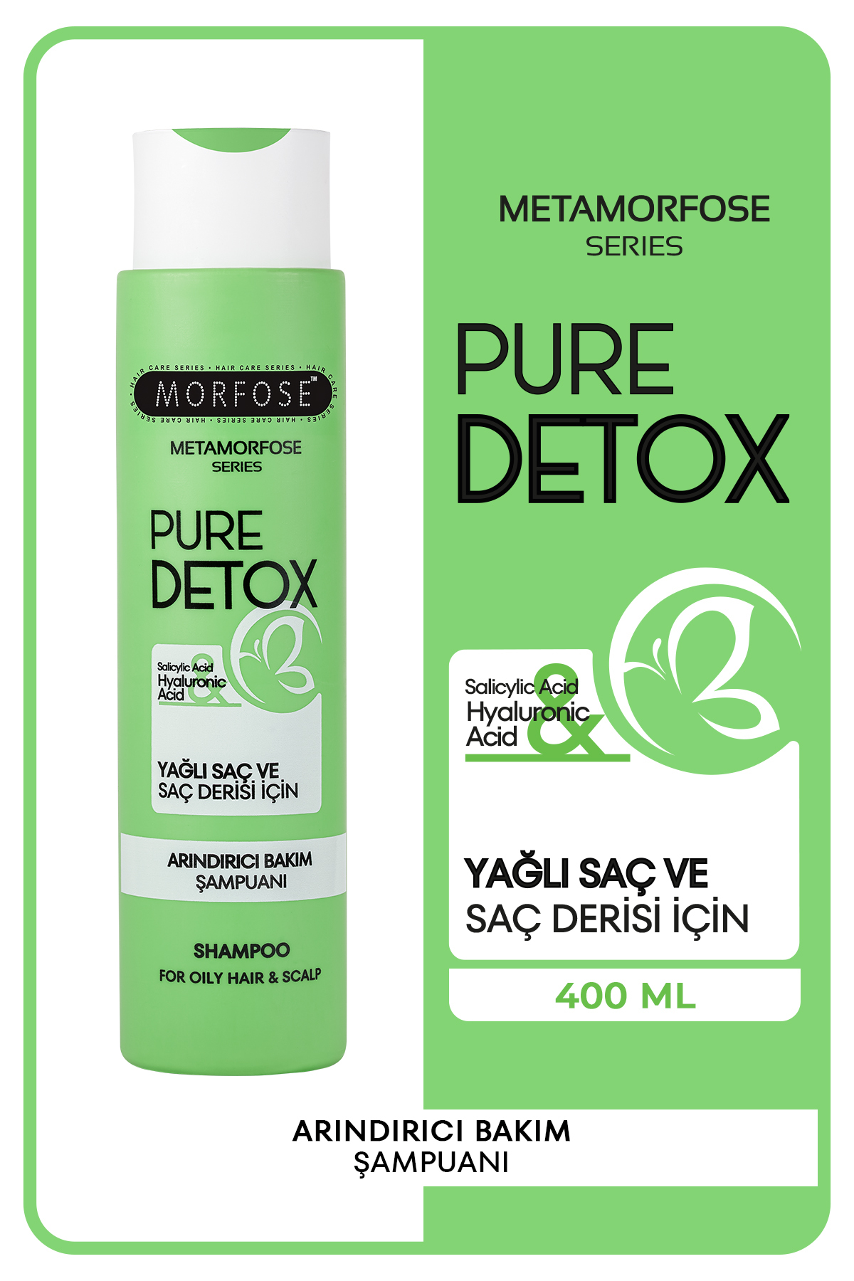 Morfose Metamorfose Arındırıcı Bakım Şampuanı 400 ML