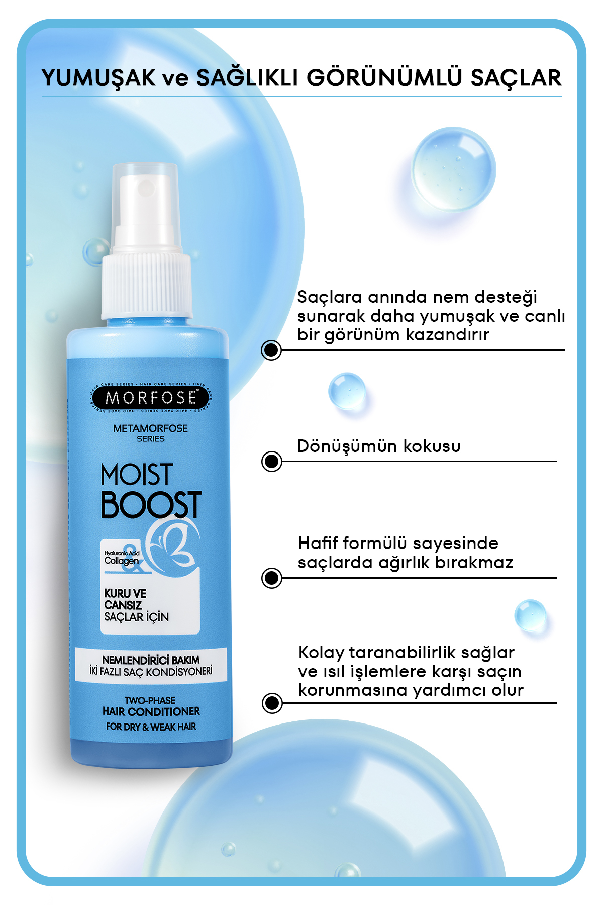 Metamorfose Nemlendirici Bakım İki Fazlı Saç Kondisyoneri 200 ML — 1100017132 — تصویر 2 از 5