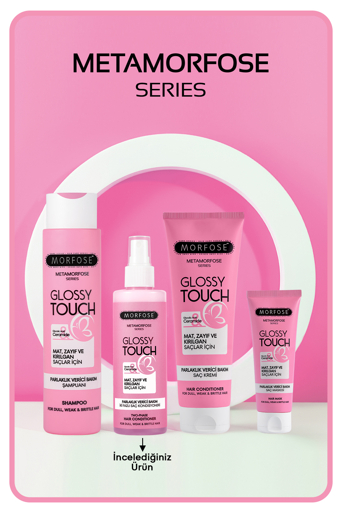 Metamorfose Glossy Touch Parlaklık Verici Bakım İki Fazlı Saç Kondisyoneri 200 ML 2 Adet — MI00000584 — تصویر 5 از 5