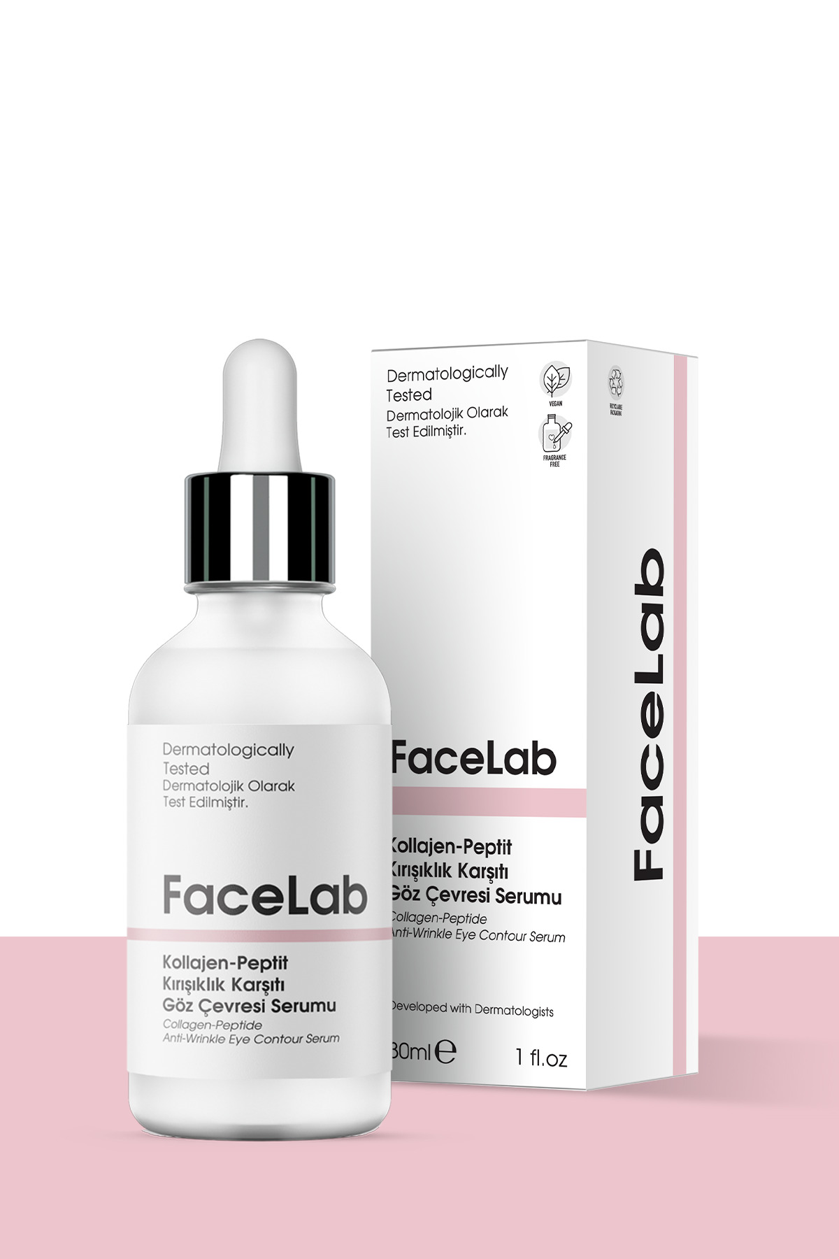 Kollajen & Peptit Kırışıklık Karşıtı Göz Çevresi Serumu 30 ml | Kolajen Serum | Sıkılaştırıcı Serum | Anti Aging | Dolgunlaştırıcı Serum | Yüz Serumu — 8682835973062 — تصویر 2 از 3