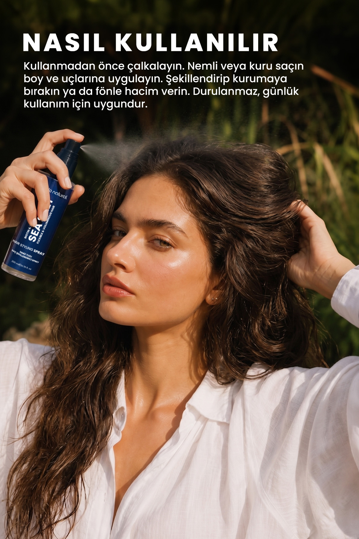 Deniz Tuzu Şekillendirici Saç Spreyi 200 ml — BN.0516 — تصویر 6 از 8