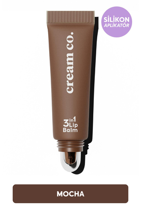 Cream Co. Nemlendirici Parlatıcı 3in1 Lip Balm | Dudak Bakım | Mocha Kahve | ...