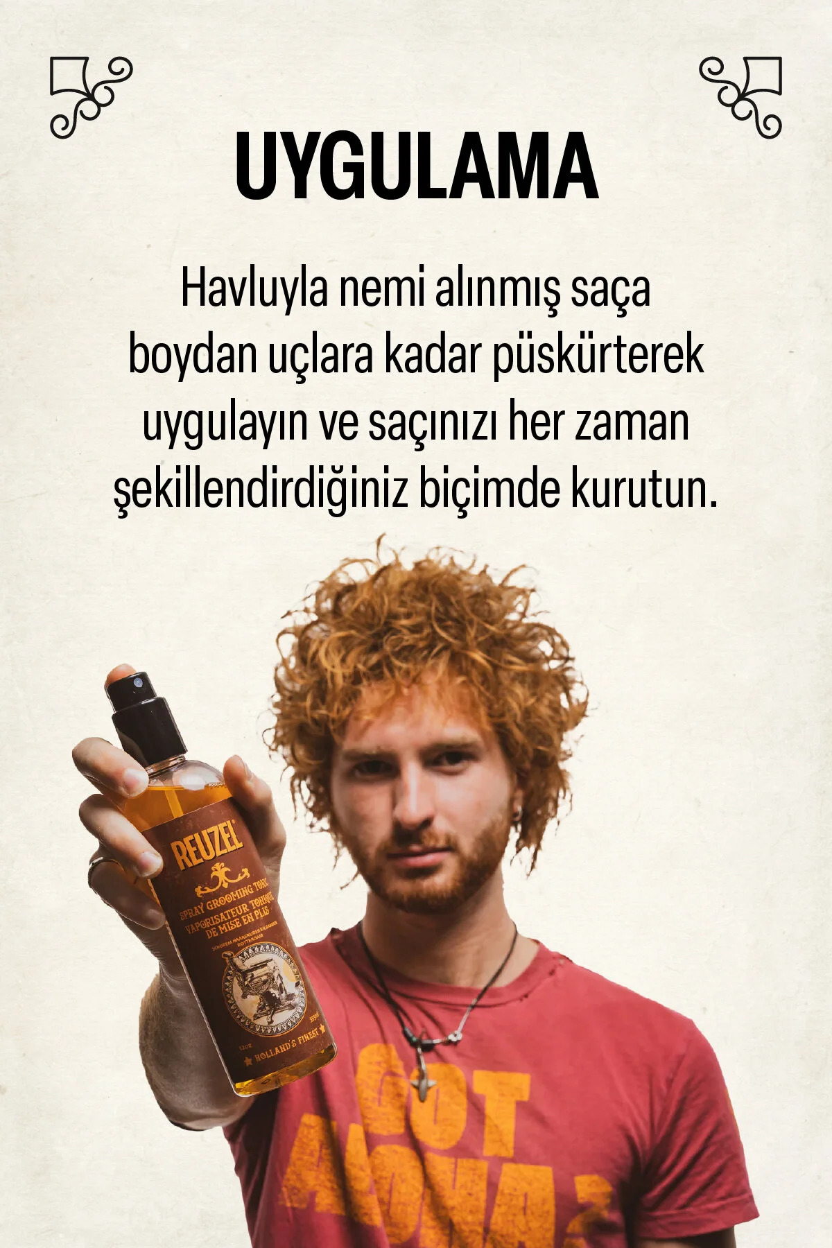 Spray Grooming Tonic Erkekler için Saç Toniği 355ML — spray-grooming-tonic-355-ml-reu063 — تصویر 5 از 7