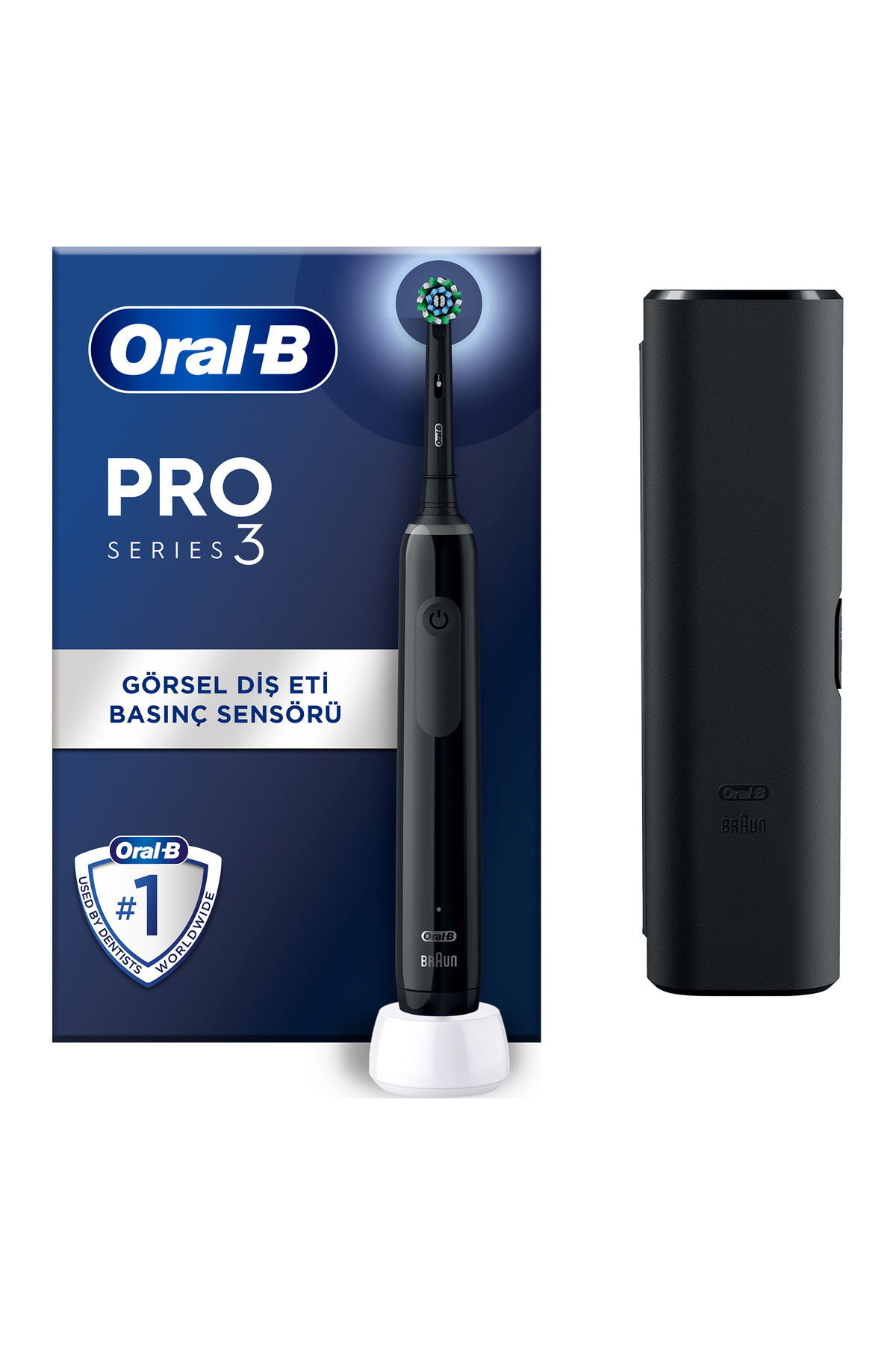 Oral-B Pro 3500 Şarj Edilebilir Diş Fırçası Siyah- - Fiyatı, Yorumları