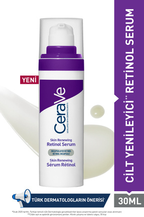 CeraVe Skin Renewing Cilt Yenileyici Kırışıklık Karşıtı Retinol Serum 30 ML