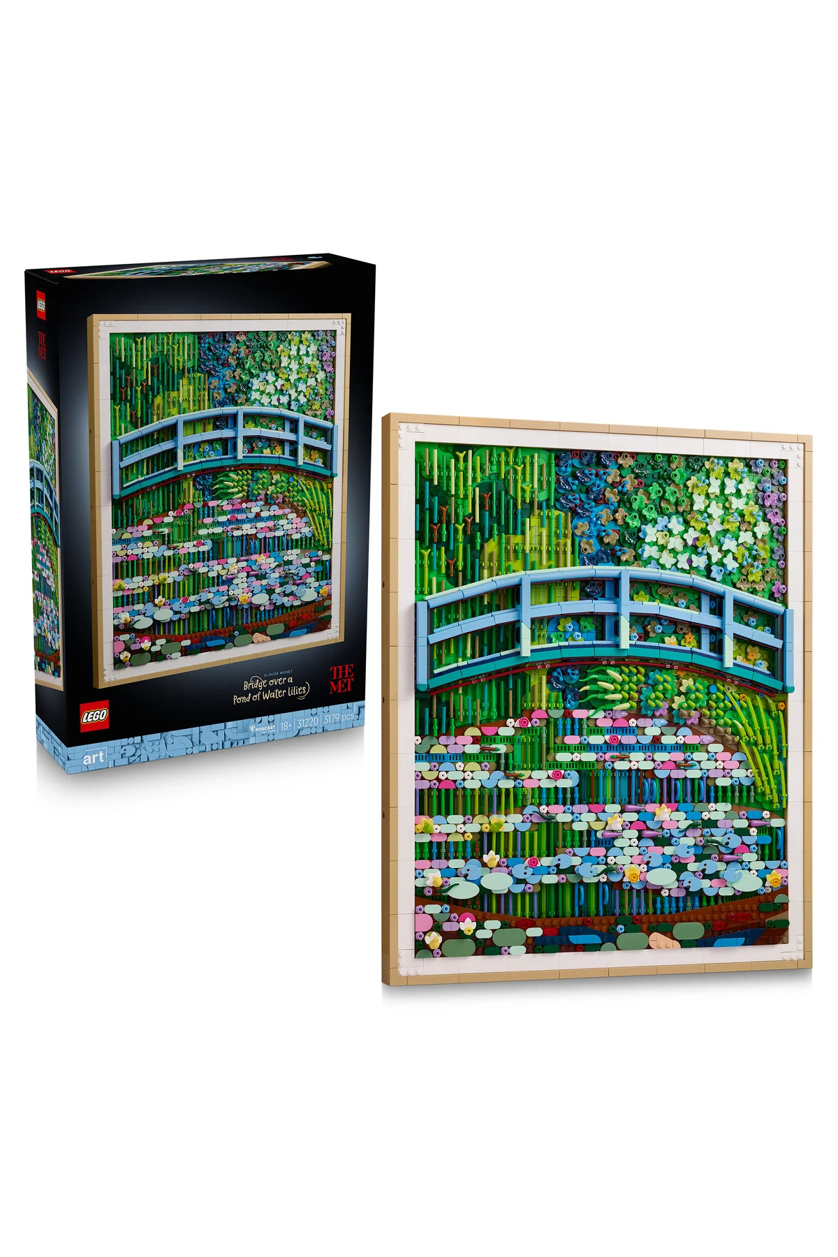 LEGO ®   Art Claude Monet – Most nad jeziorem z liliami wodnymi 31220 - 18+ Z...
