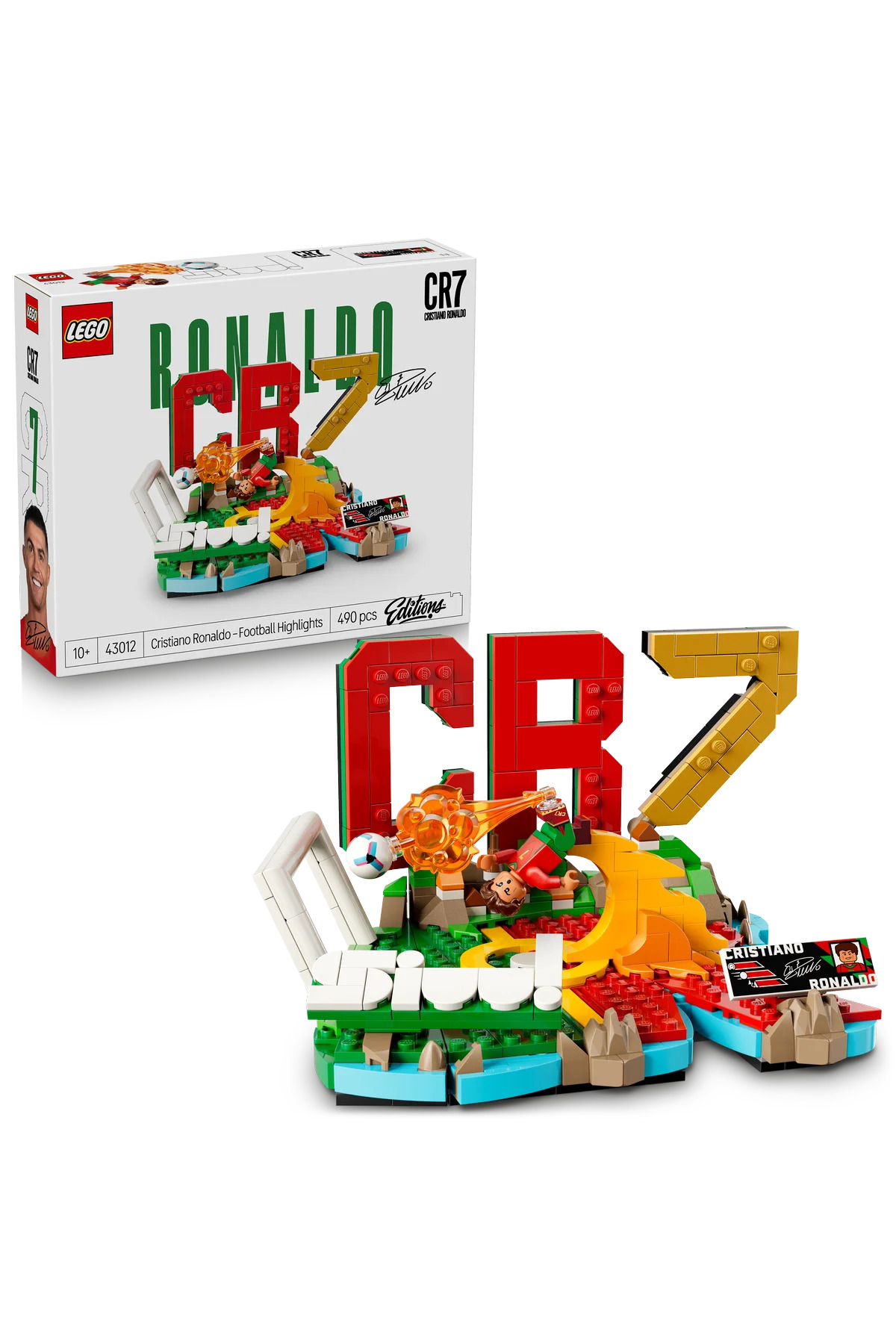® Toy Making Set for Editions Cristiano Ronaldo Unforgettable Football Moments 43012 - 10+ (490P)