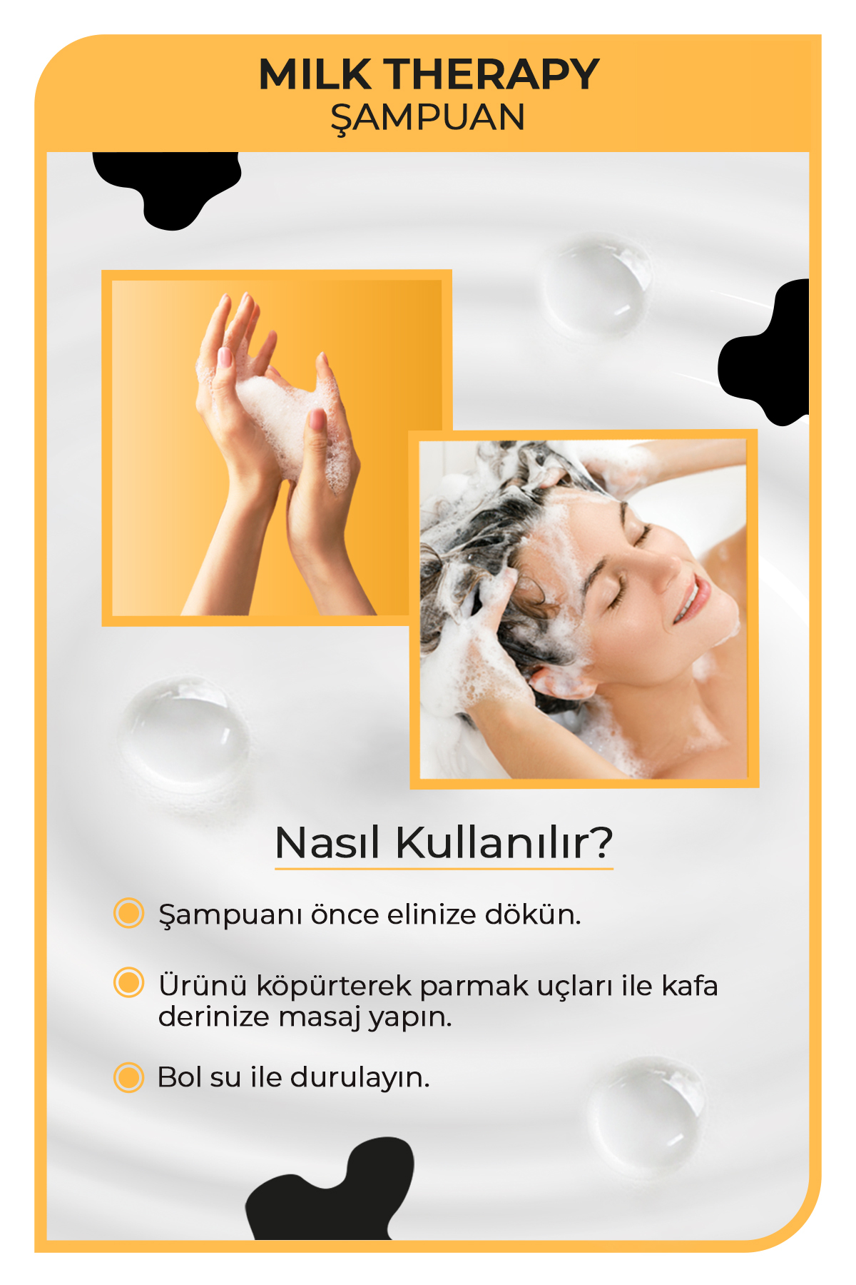 Milk Therapy Şampuan 500 ml — 8680678826953 — تصویر 4 از 6