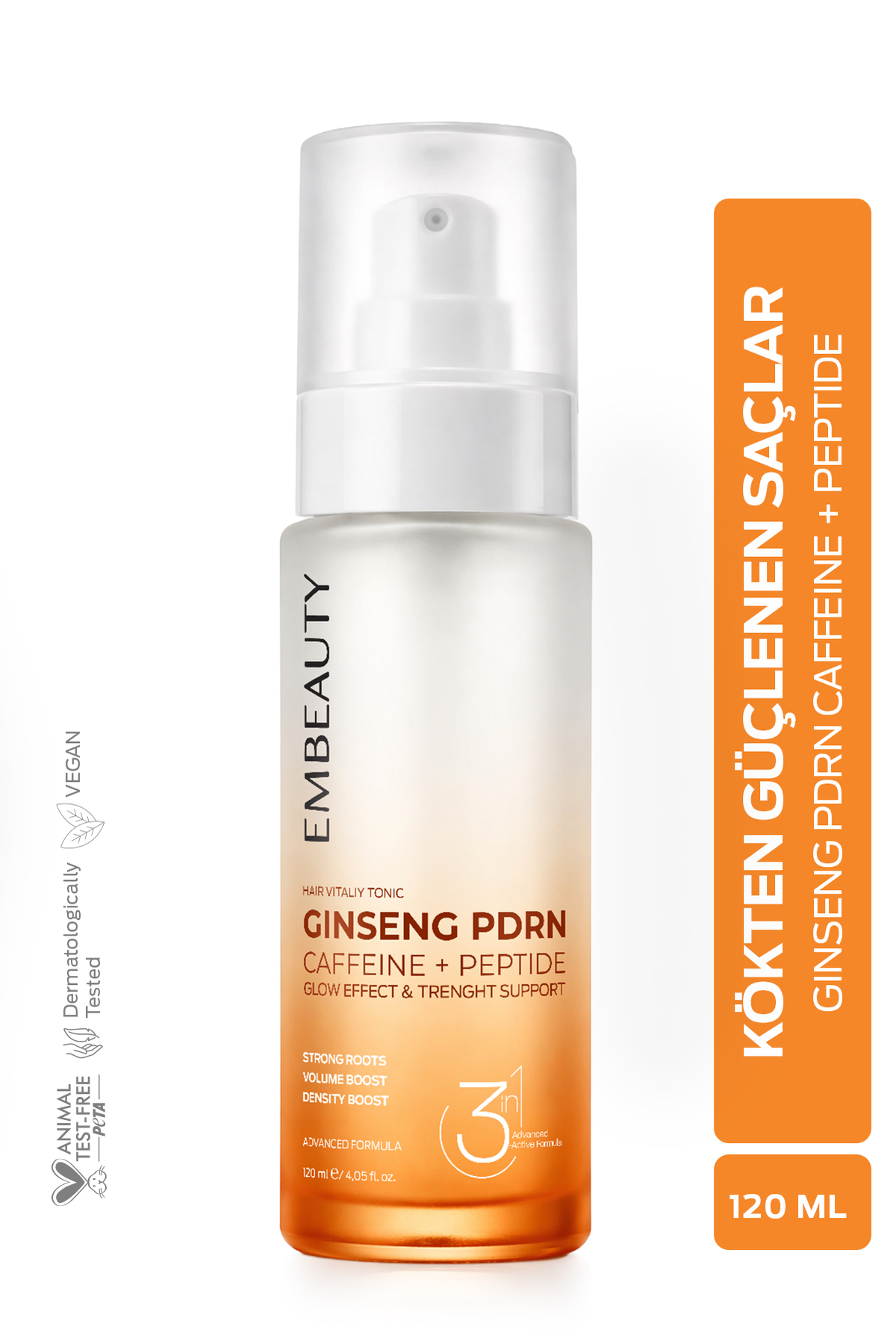 Embeauty Advanced PDRN Dökülme Karşıtı & Saç Uzamasını Destekleyici Saç Toniğ...